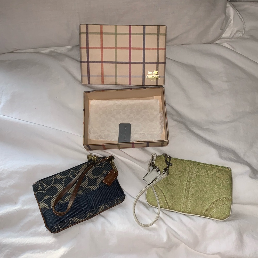 Coach wristlets